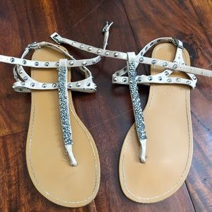 Sparkly sandals 💙